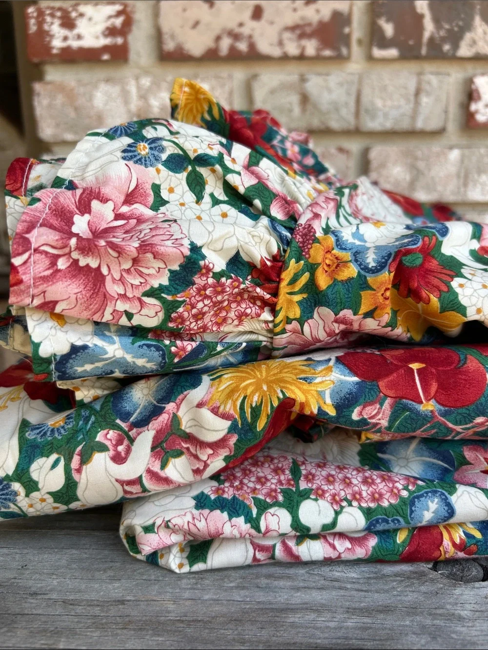 Vintage Ralph Lauren Thousand Flowers King Duvet Cover Rare Like New one Owner